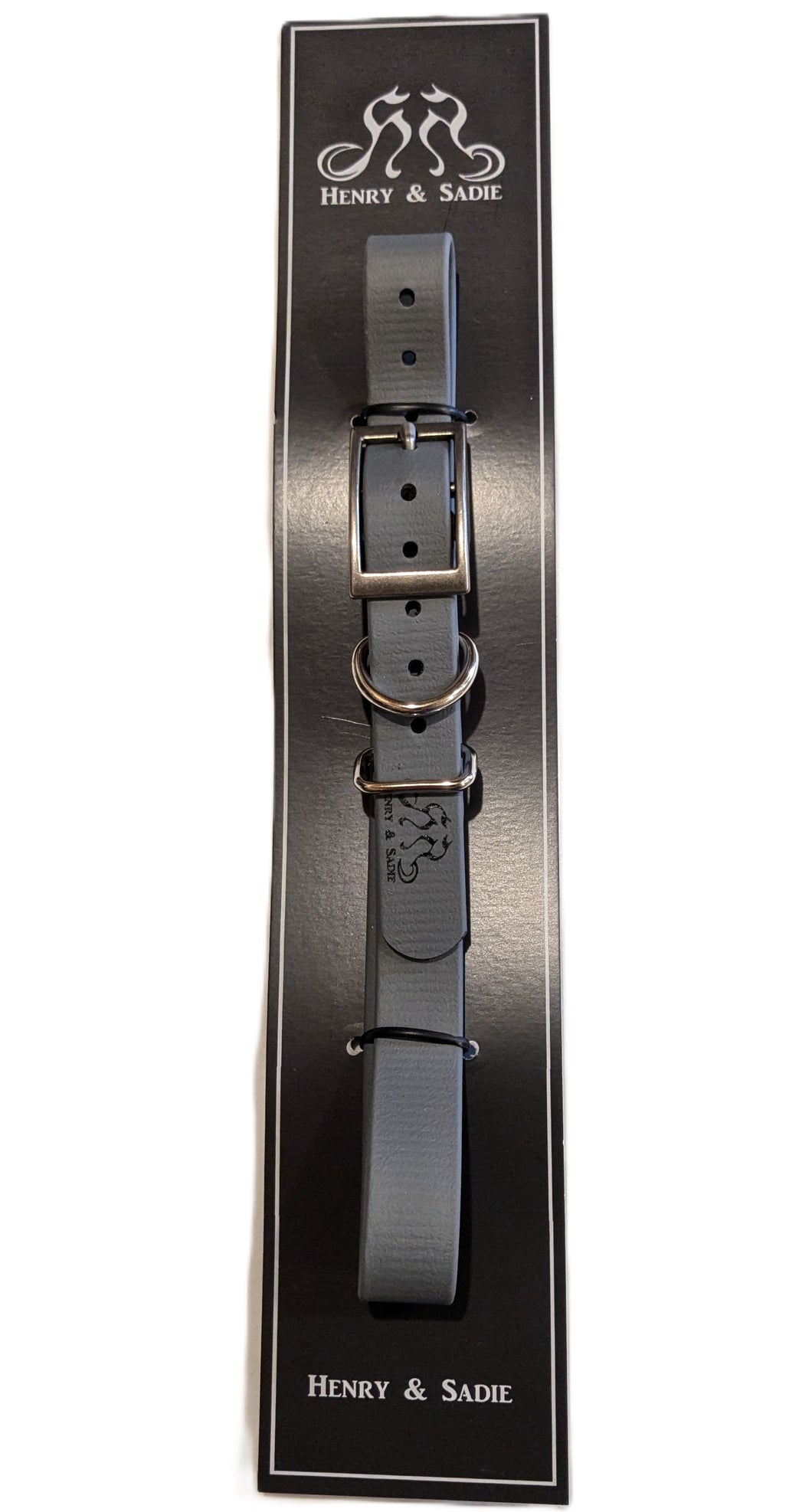 Charcoal Traditional Buckle Collar