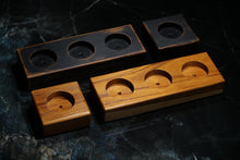 Load image into Gallery viewer, Teak Hardwood Tea Light Candle Holder