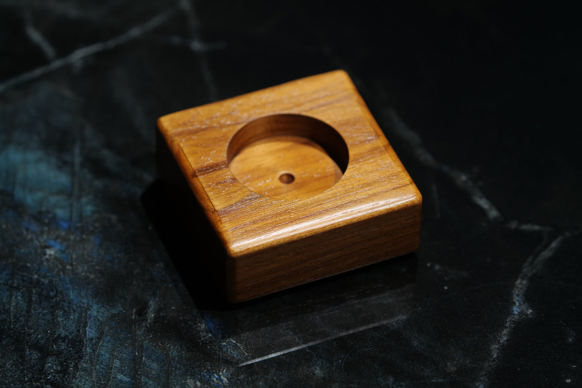 Teak Tealight Holder | Natural Wood Color