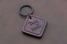 Load image into Gallery viewer, Wood Engraved Necklace or Key Chain