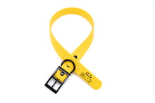 Load image into Gallery viewer, Henry &amp; Sadie Yellow Collar with black hardware