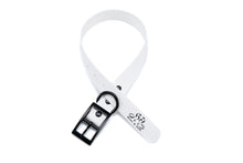 Load image into Gallery viewer, Henry &amp; Sadie Snow White Collar with Black Hardware