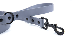 Henry & Sadie Granite Gray Lead with Black hardware