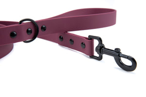 Henry & Sadie Wine Lead with Black Hardware