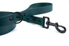 Load image into Gallery viewer, Henry &amp; Sadie Forest Green Lead with Black Hardware
