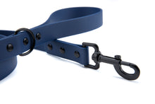 Load image into Gallery viewer, Henry &amp; Sadie Midnight Blue Lead with Black hardware