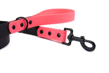 Load image into Gallery viewer, Henry &amp; Sadie Hot Pink and Black Lead Black Hardware