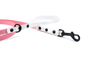 Henry & Sadie Pink and White Lead Black Hardware