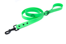 Load image into Gallery viewer, Henry &amp; Sadie Neon Green Lead with Black hardware