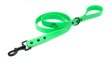 Load image into Gallery viewer, Henry &amp; Sadie Neon Green Lead with Black Hardware