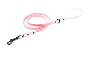 Henry & Sadie Pink and White Lead Black Hardware