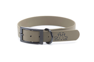 Henry & Sadie Olive (Army) Green Collar with Black Hardware