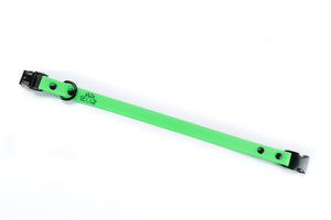 Henry & Sadie Quick Side Release Buckle Collar in Neon Green