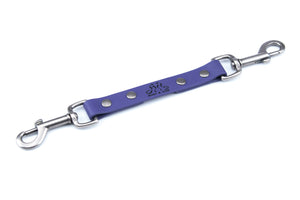 Henry & Sadie Purple Collar to Harness Connecting Strap with Antique Nickel Hardware